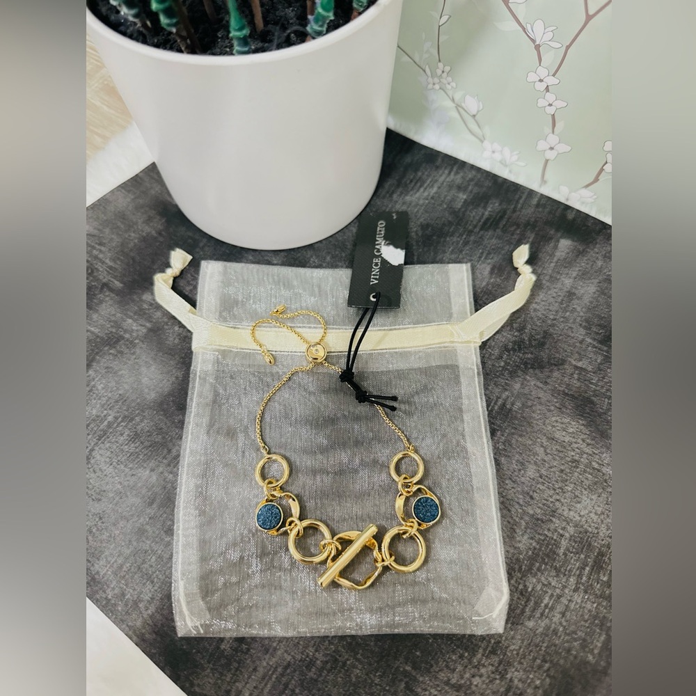 Vince Camuto Goldtone adjustable bracelet